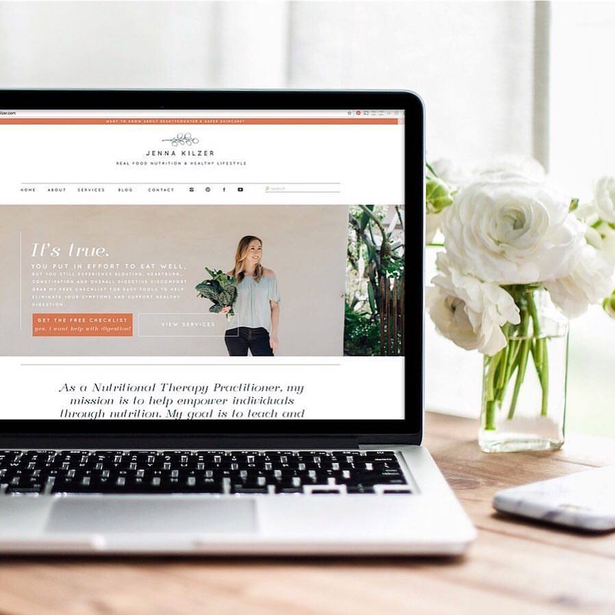 Showit Website for Jenna Kilzer by Full-time Creative, Kelsey or Pinegate Road
