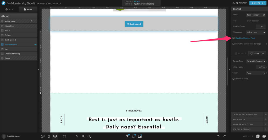 25-Combine-Posts - Showit Combine Views as Posts in Showit