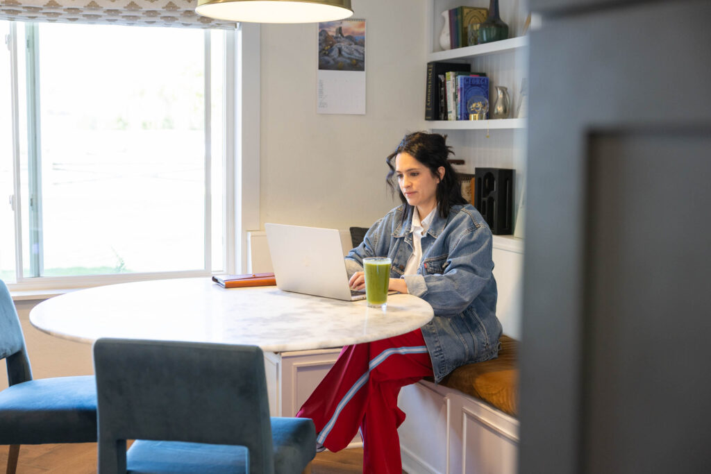 250219-Cole Sarah-022-web - Showit Image: woman sitting at table typing on laptop
Blog: 6 Proven Social Media Strategies to Grow a Business in 2025