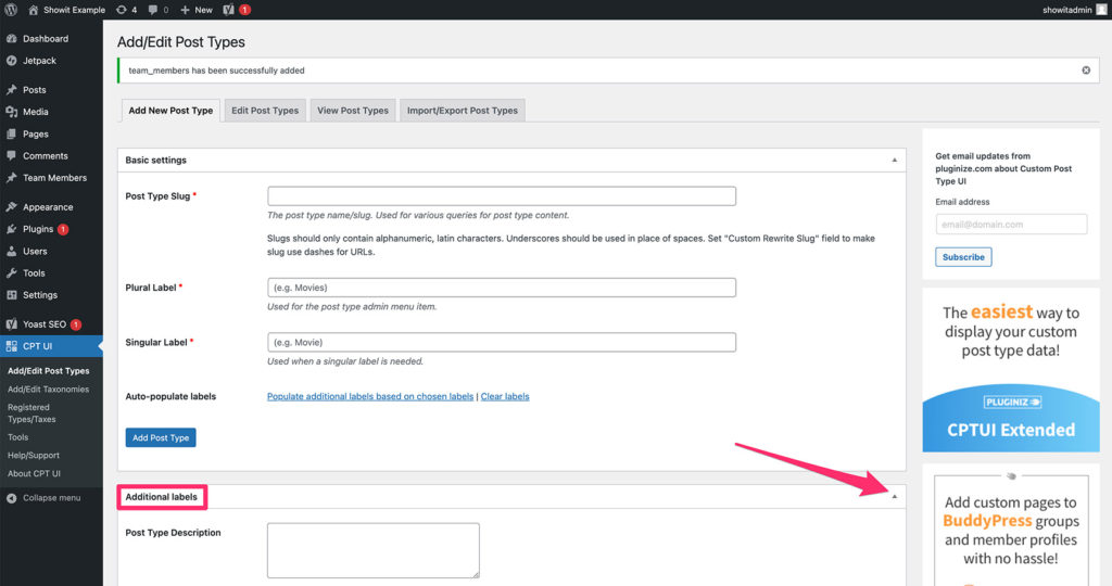 8-Additional-Labels - Showit Minimizing additional labels in CPT UI