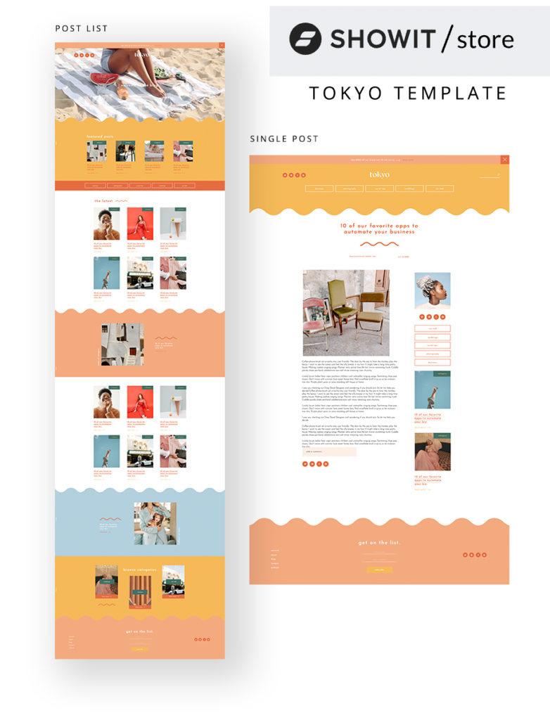post-list-single-post-example - Showit Showit Template Tokyo Post List and Single Post Type to Demonstrate WordPress Blog Design