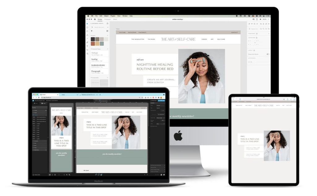 The Art Of Self Care with Stefani JEssica - Showit