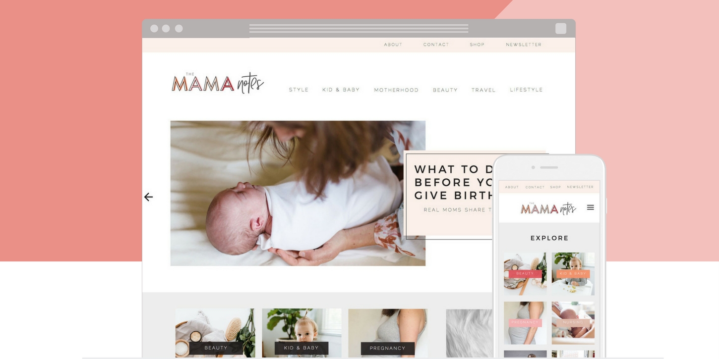 photography website design partner With Grace and Gold for Showit