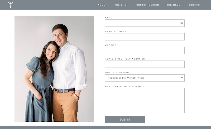 great contact form for website