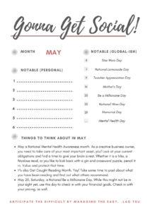 social media calendar plan schedule national holidays