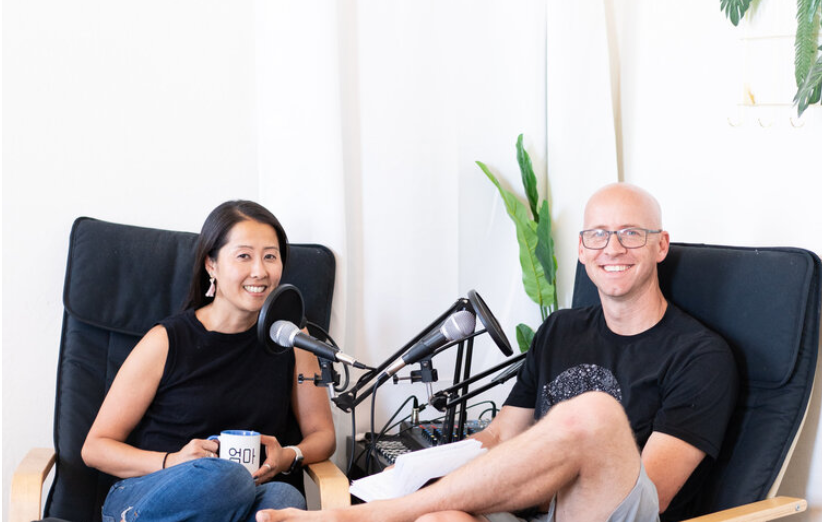 Fostering Voices podcast on foster care and adoption - Showit Website builder for podcasters