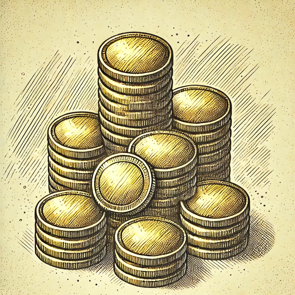 coins image - Showit Setting Goals image 1